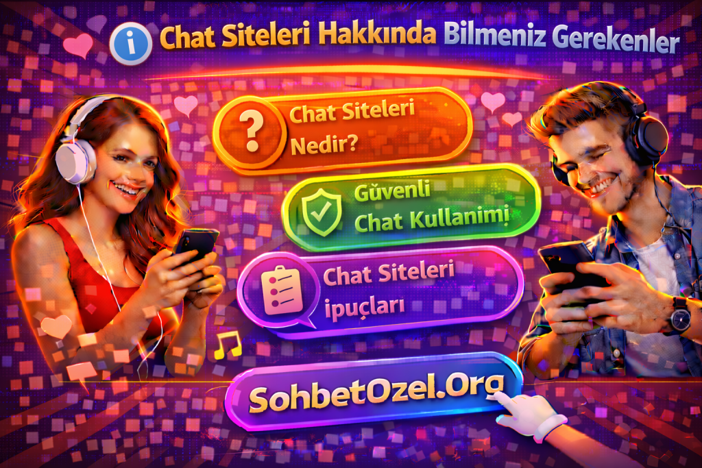 Chat Siteleri Hakkında Bilmeniz Gerekenler