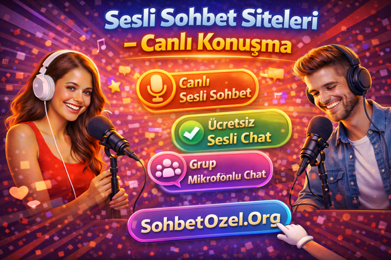 Sesli Sohbet Siteleri – Canlı Konuşma