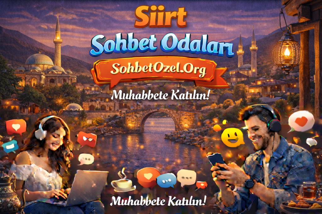 Siirt Sohbet Odaları – Siirt Canlı Muhabbet